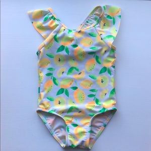 Cat & jack lemon swim suit